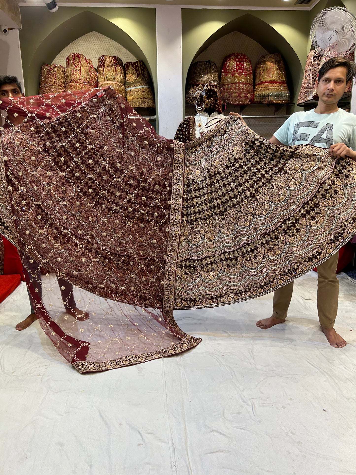 Stylish maroon Lehenga 😍