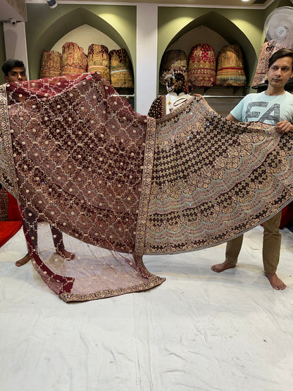 Stylish maroon Lehenga 😍