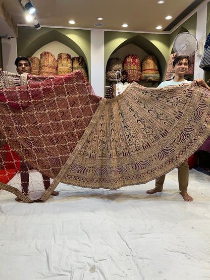 Stunning maroon Lehenga