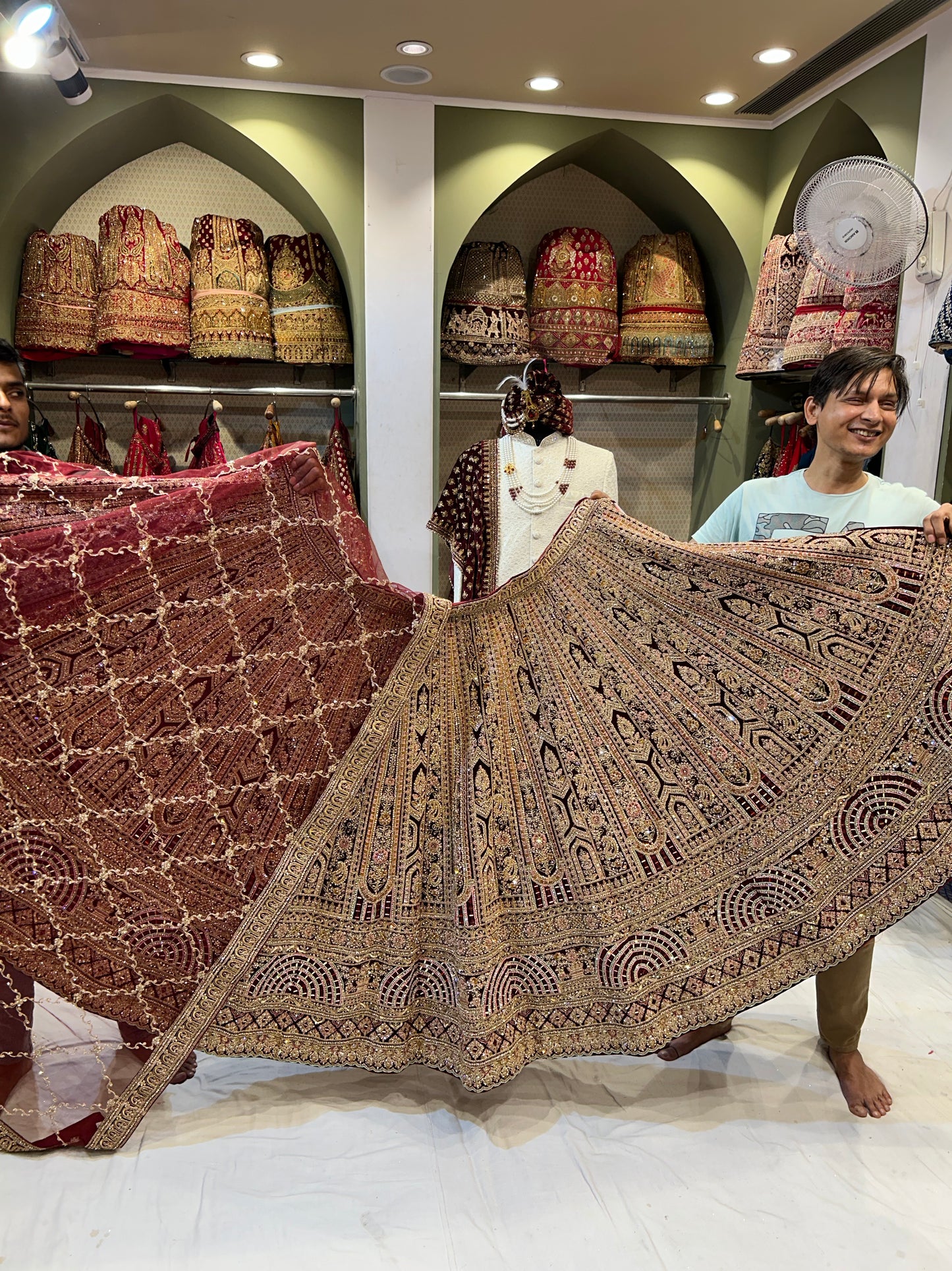 Stunning maroon Lehenga