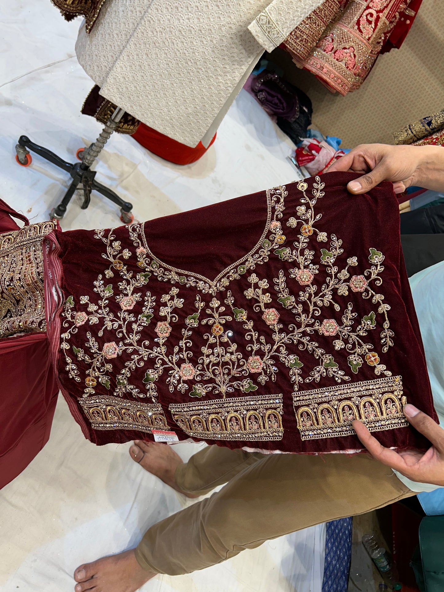 Stunning maroon Lehenga