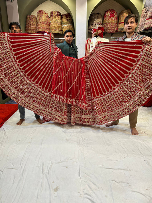 Astonishing Red Lehenga