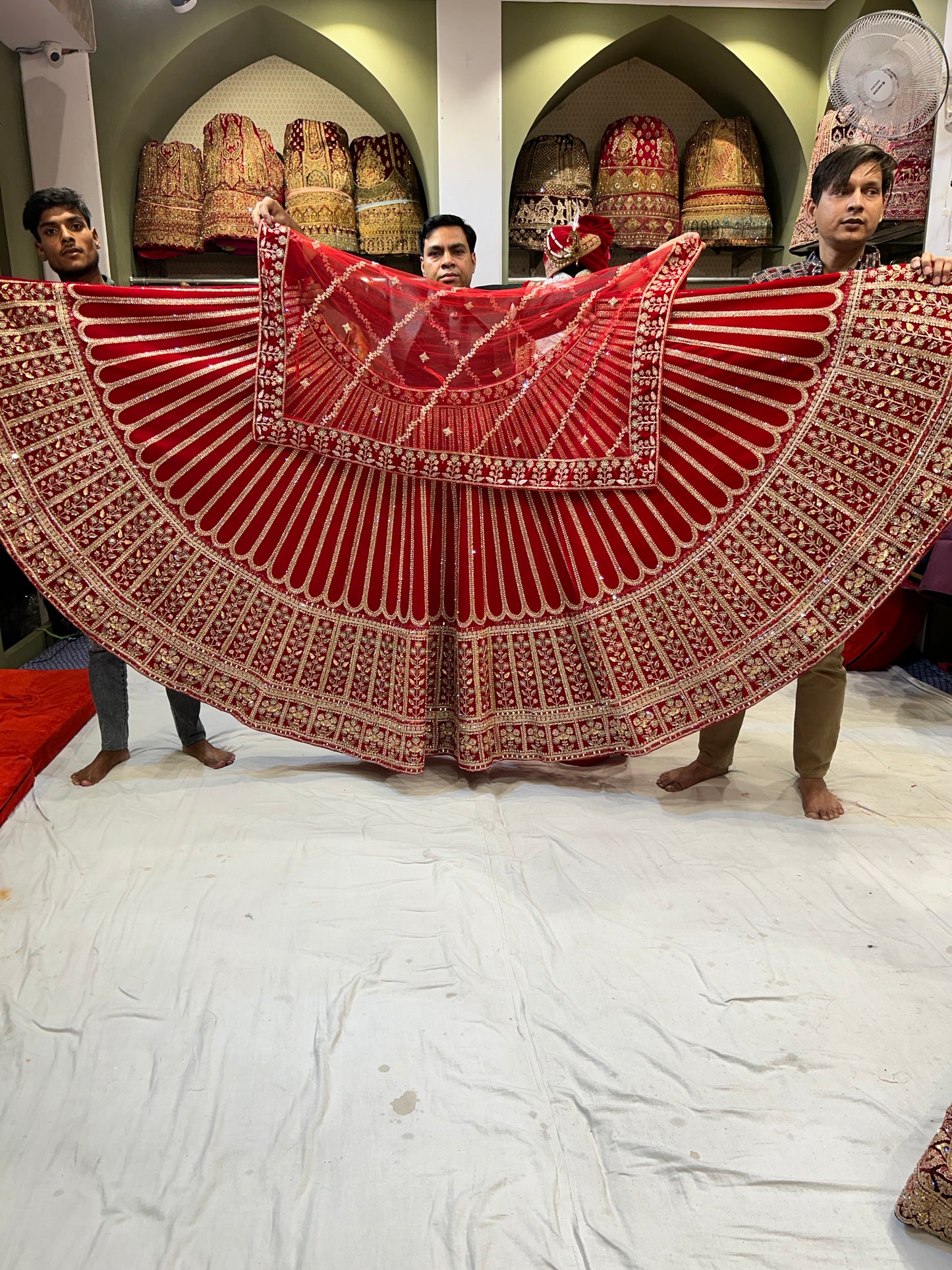 Astonishing Red Lehenga