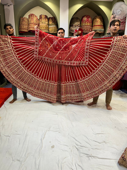 Astonishing Red Lehenga