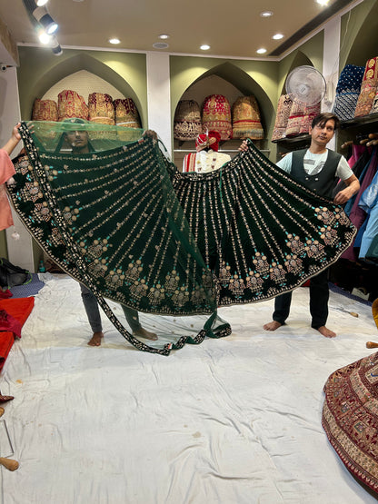 Amazing Green Lehenga