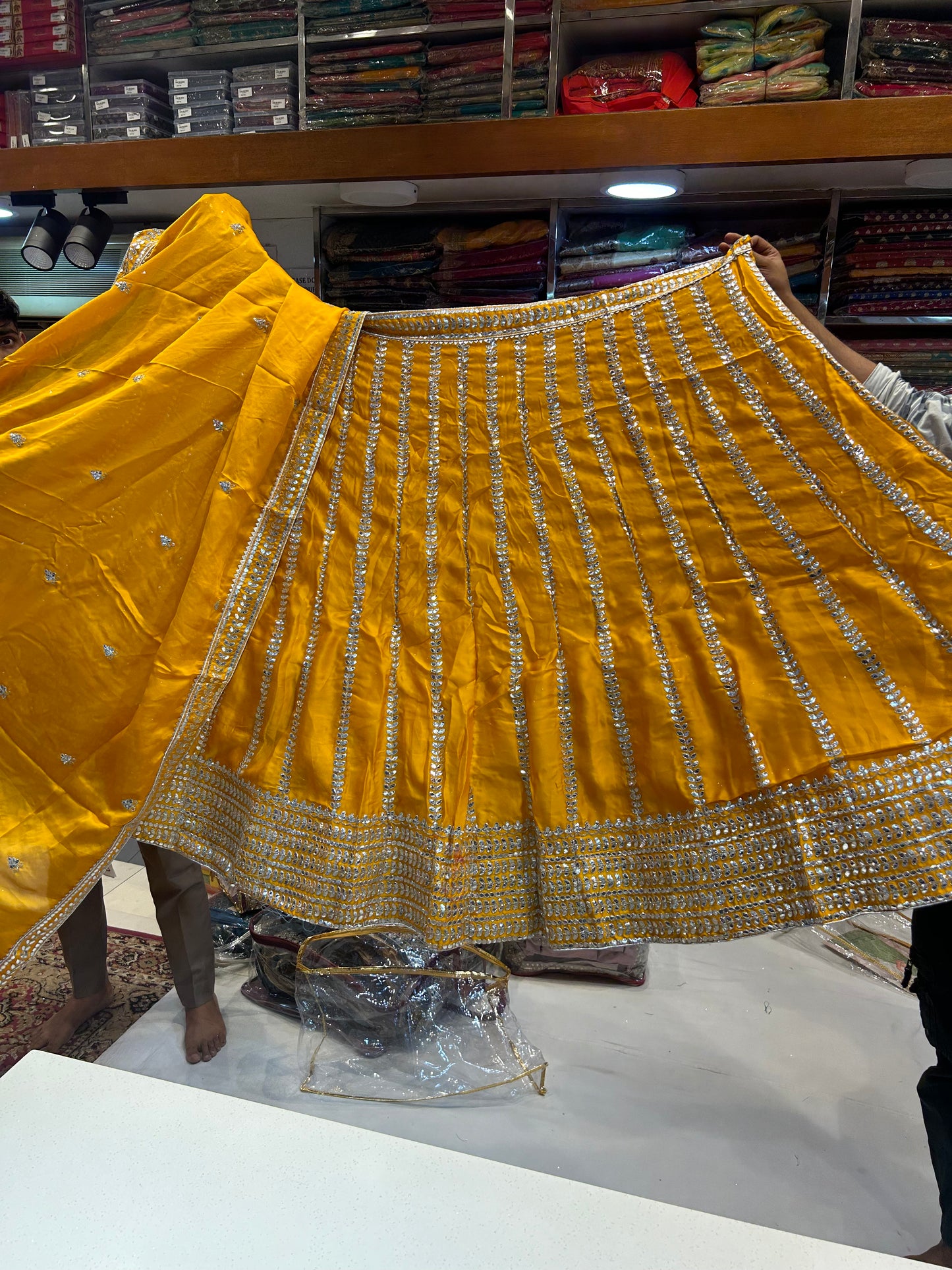 Majestic yellow Lehenga