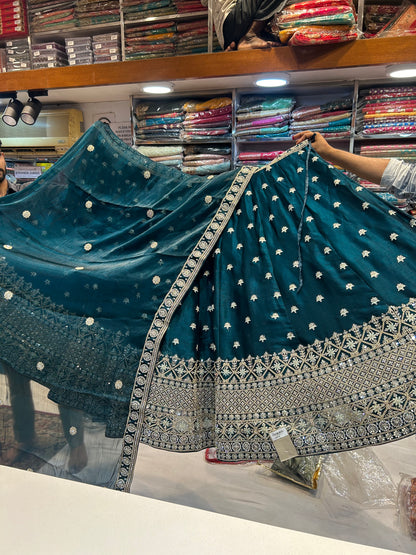 Extraordinary blue Lehenga ❤️