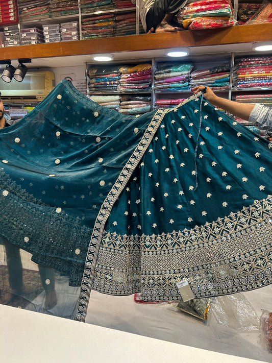 Extraordinary blue Lehenga ❤️