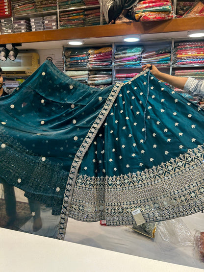 Extraordinary blue Lehenga ❤️