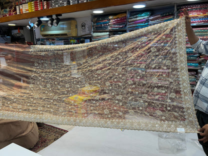 Gorgeous brown fancy saree 💖