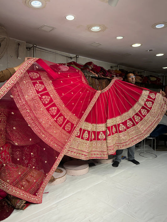 Luxury Red Lehenga 🥰