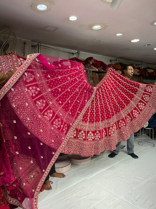 Lehenga roja de diseñador