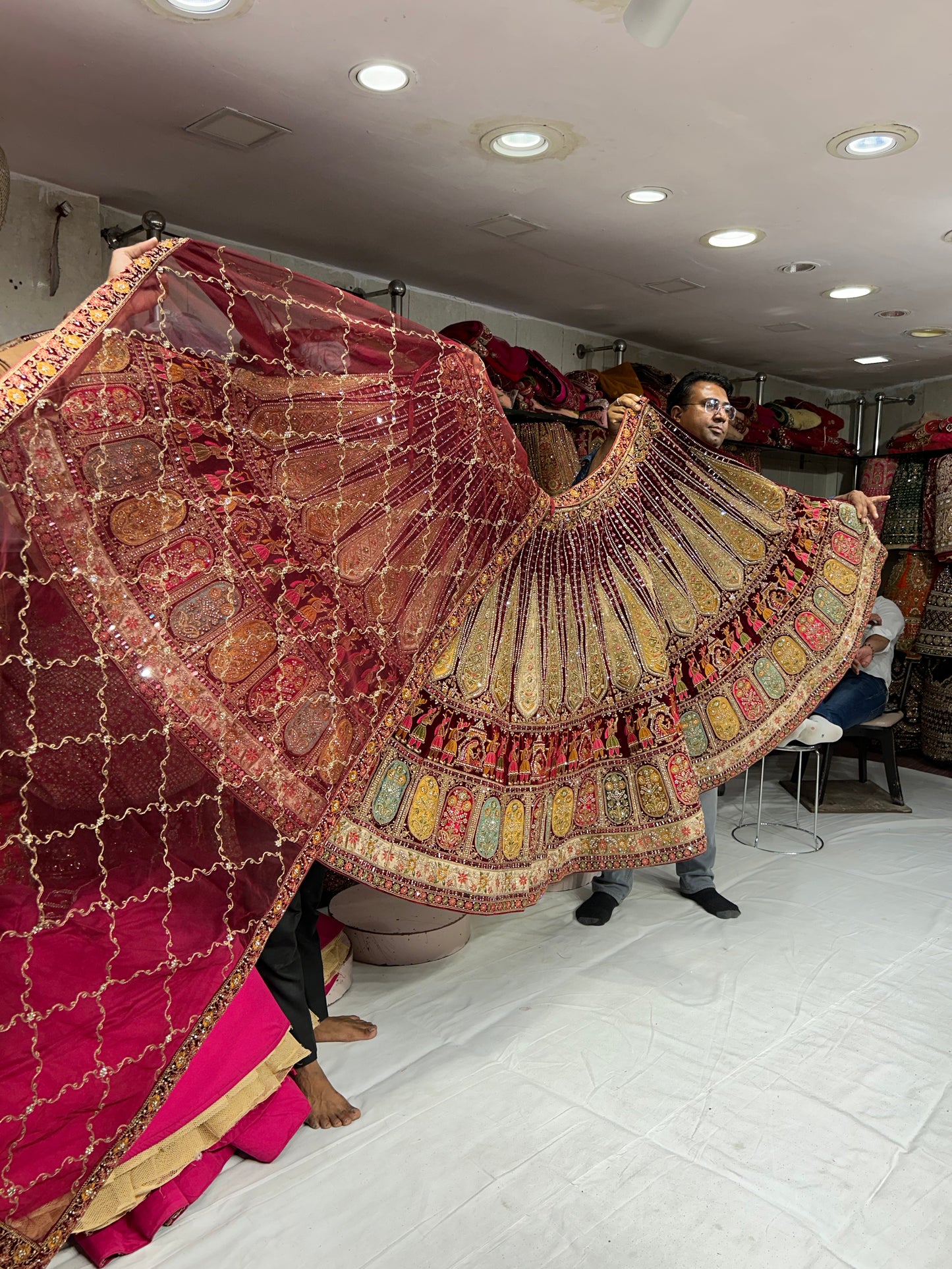 Gorgeous maroon Lehenga 🥰