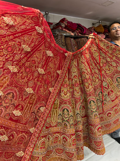 Awesome Red Lehenga 🥰