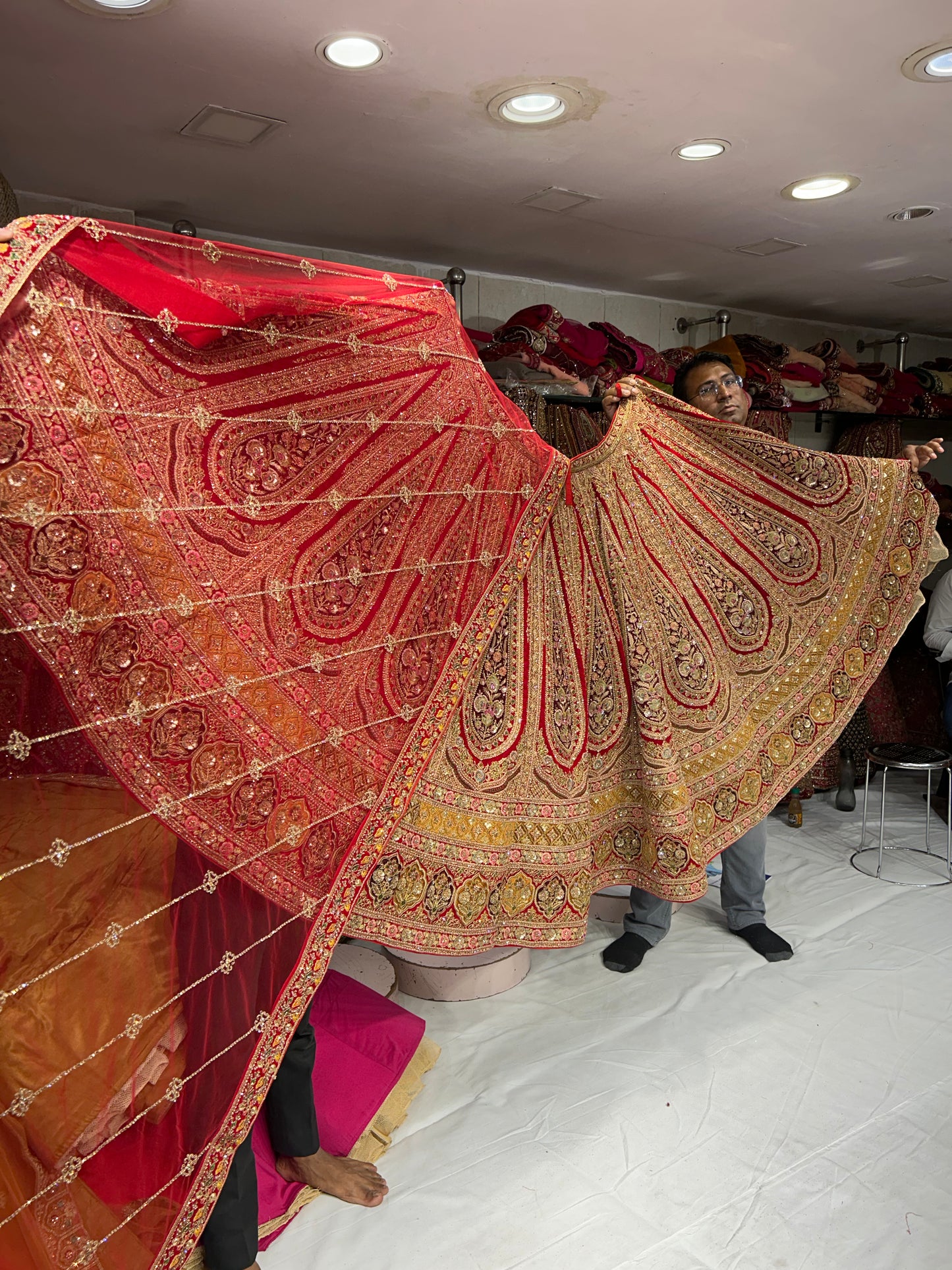 Stunning Red Lehenga