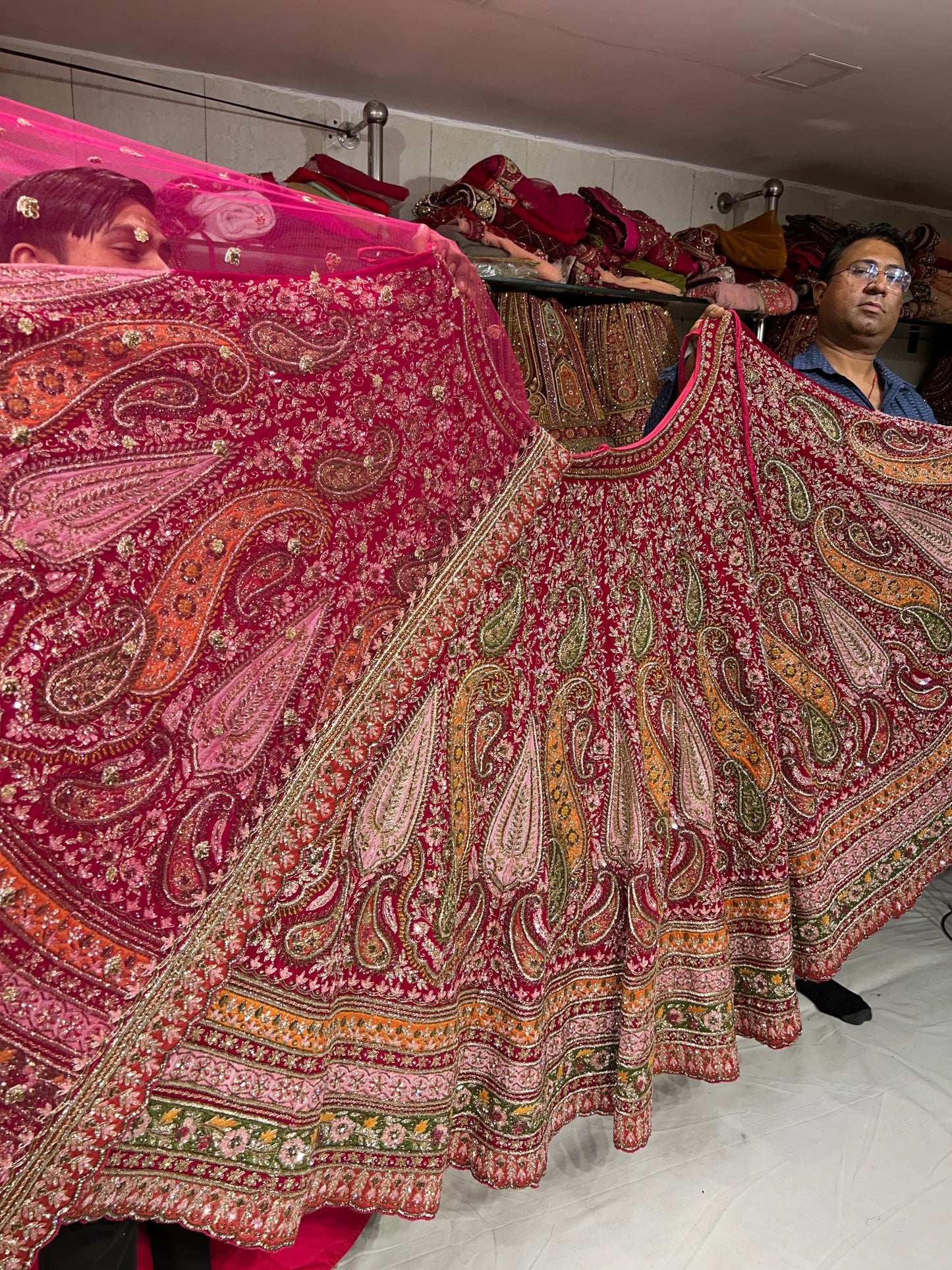 Tremendous Pure Handwork Lehenga