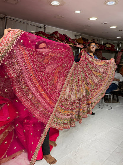 Tremendous Pure Handwork Lehenga