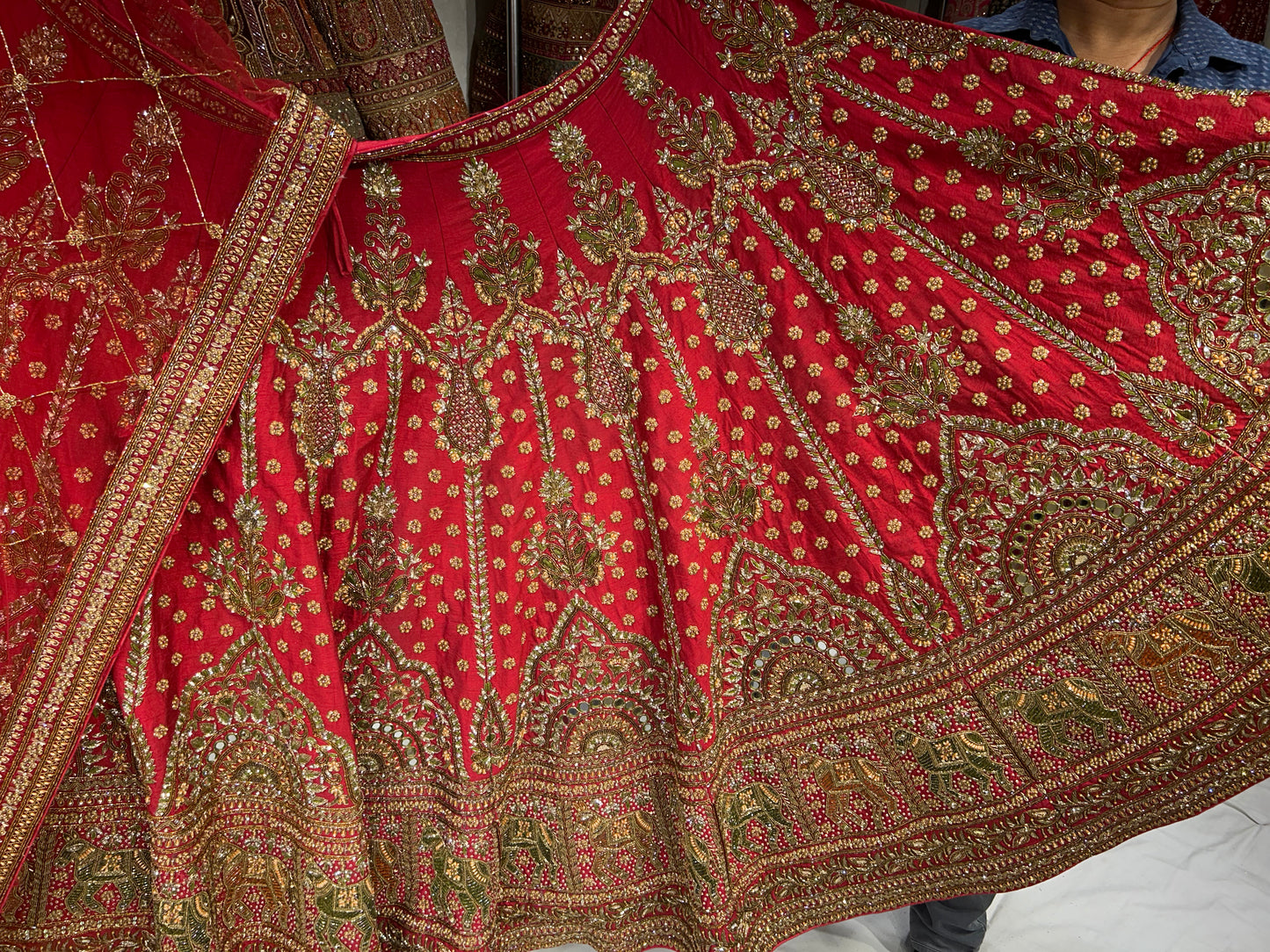 Designer Red Lehenga 🥰