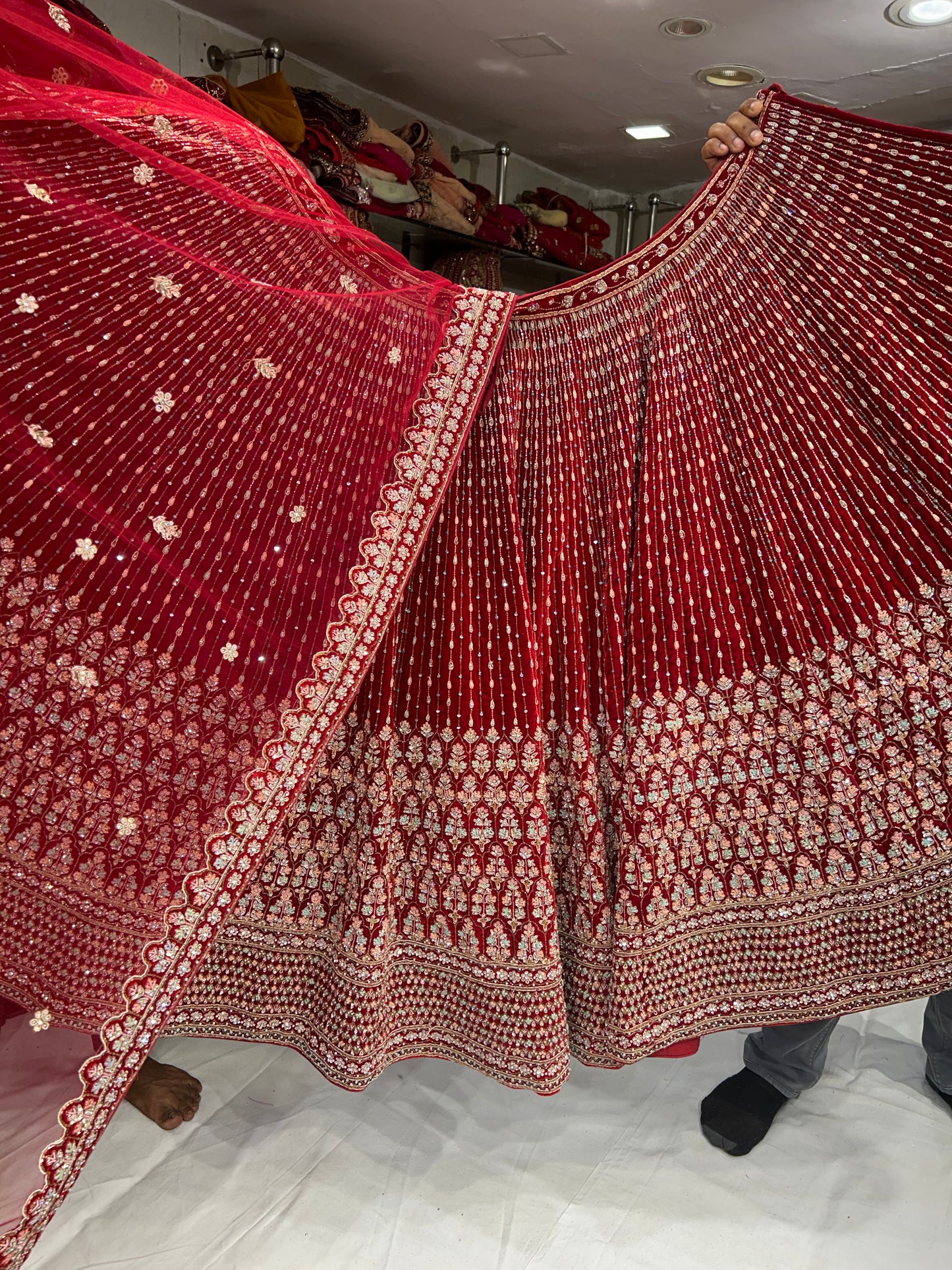 Gorgeous Red Lehenga 🥰