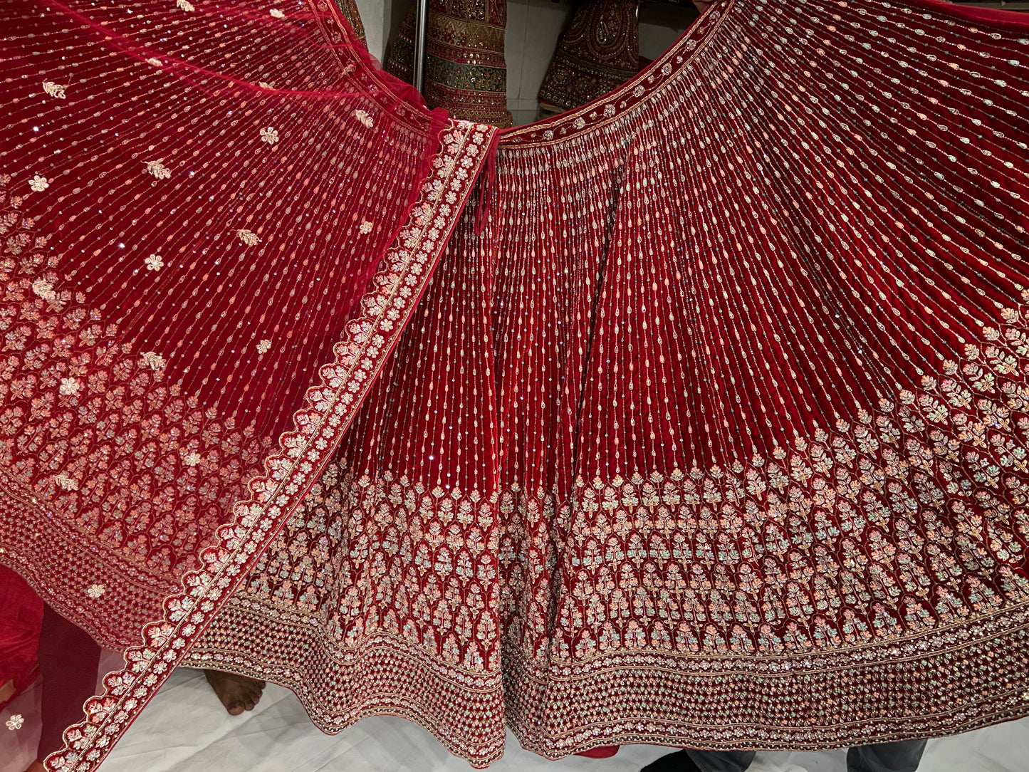 Gorgeous Red Lehenga 🥰