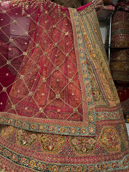 Stunning Red Lehenga 🥰