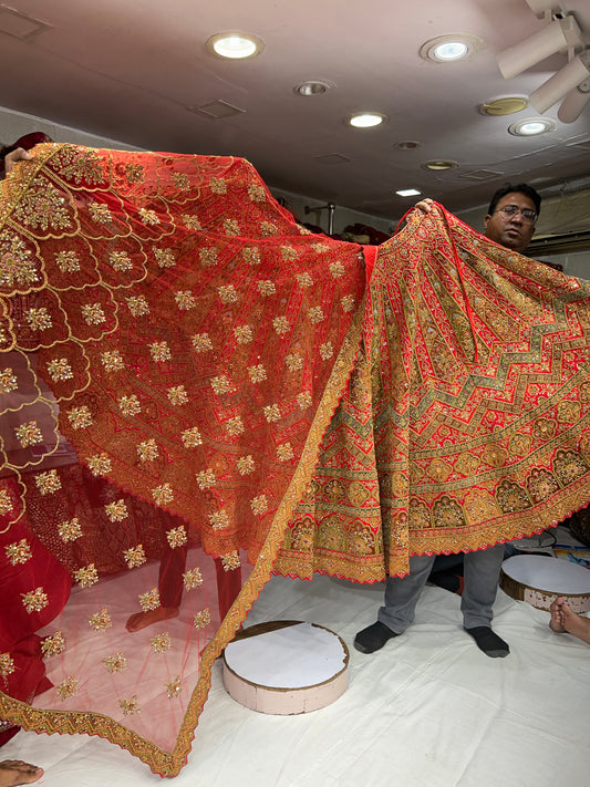 Extraordinary Red Lehenga