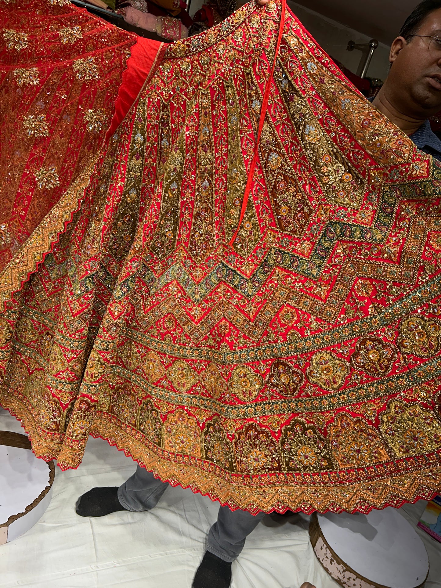 Extraordinary Red Lehenga