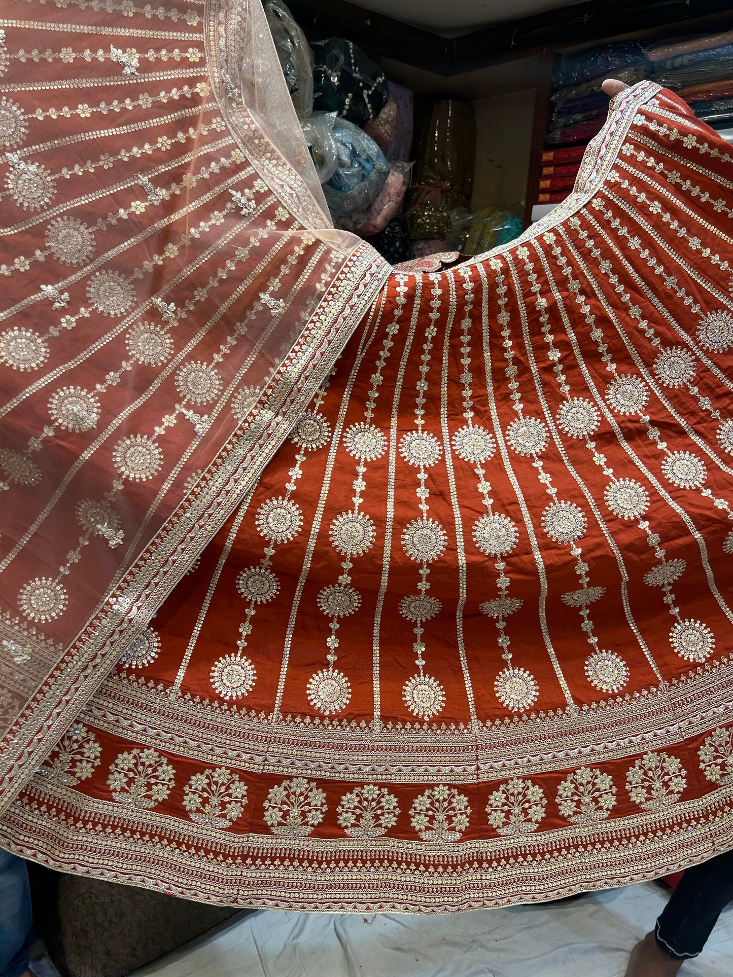 Blogbuster orange Lehenga 🥰