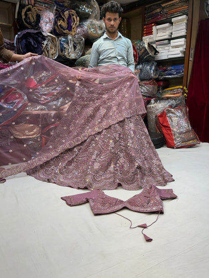 Amazing pink Purple Lehenga 🥰