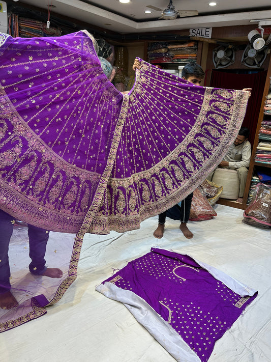 Awesome purple Lehenga 🥰