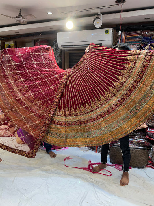 Stunning Red Lehenga