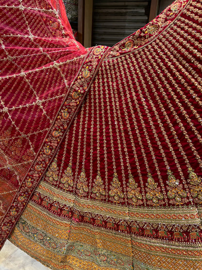 Stunning Red Lehenga 🥰