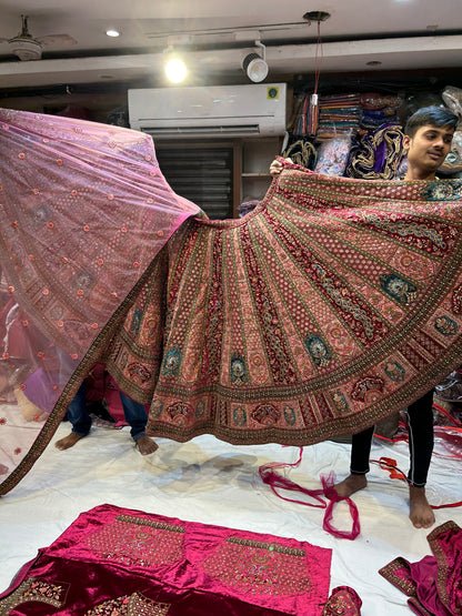 Astonishing pink Lehenga