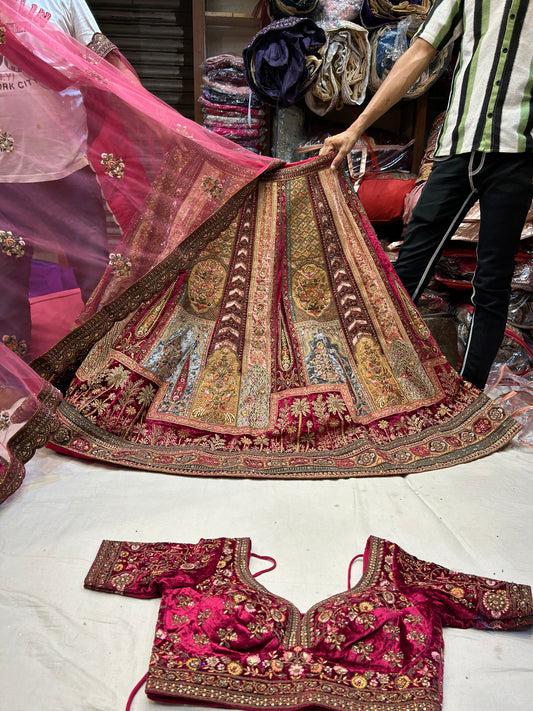 Designer Red Lehenga 🥰