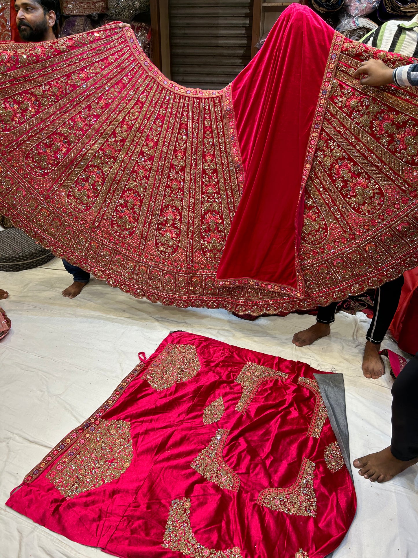 Amazing Red Lehenga