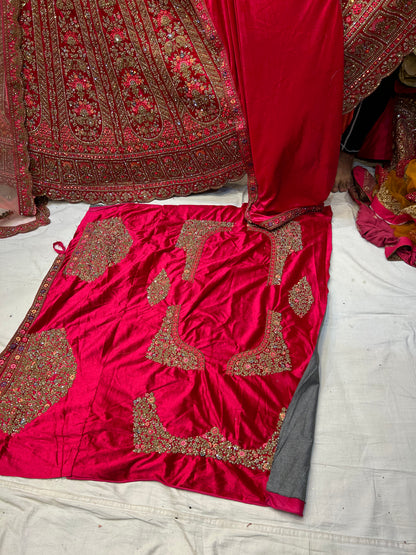 Amazing Red Lehenga