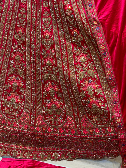 Amazing Red Lehenga