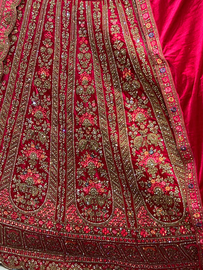 Amazing Red Lehenga