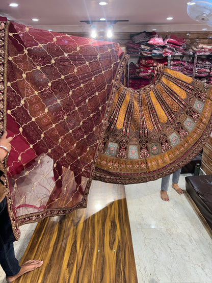 Fabulous maroon Lehenga