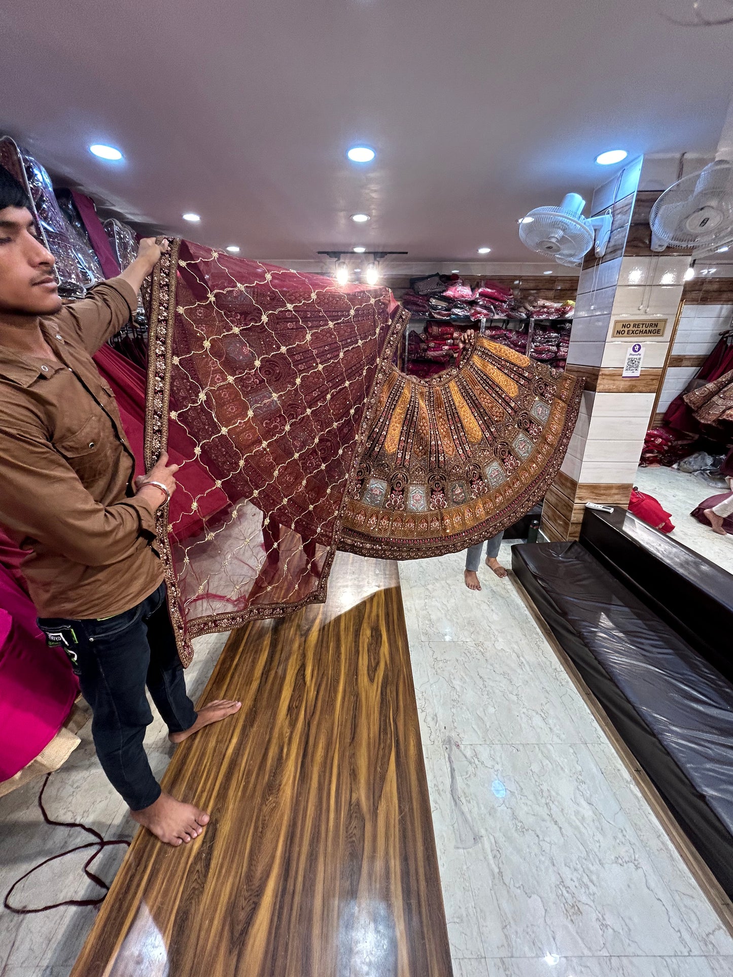 Fabulous maroon Lehenga