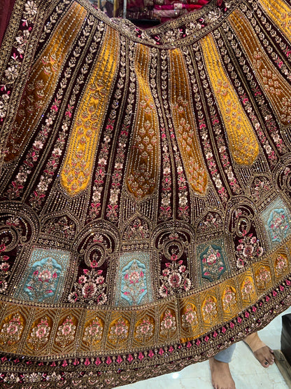 Fabulous maroon Lehenga