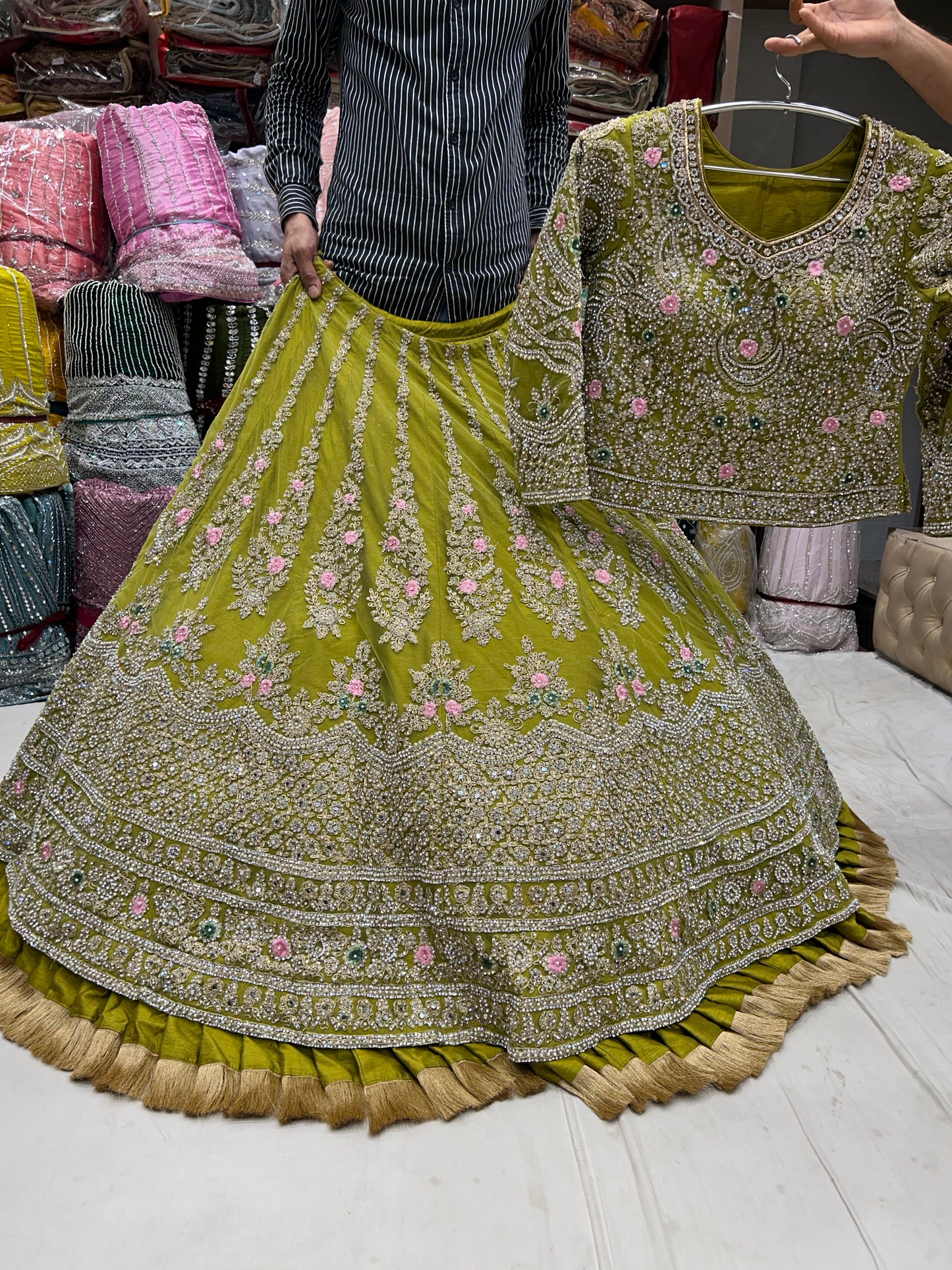 Fantastic green Lehenga