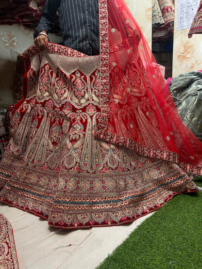 What a Beautiful Red Lehenga