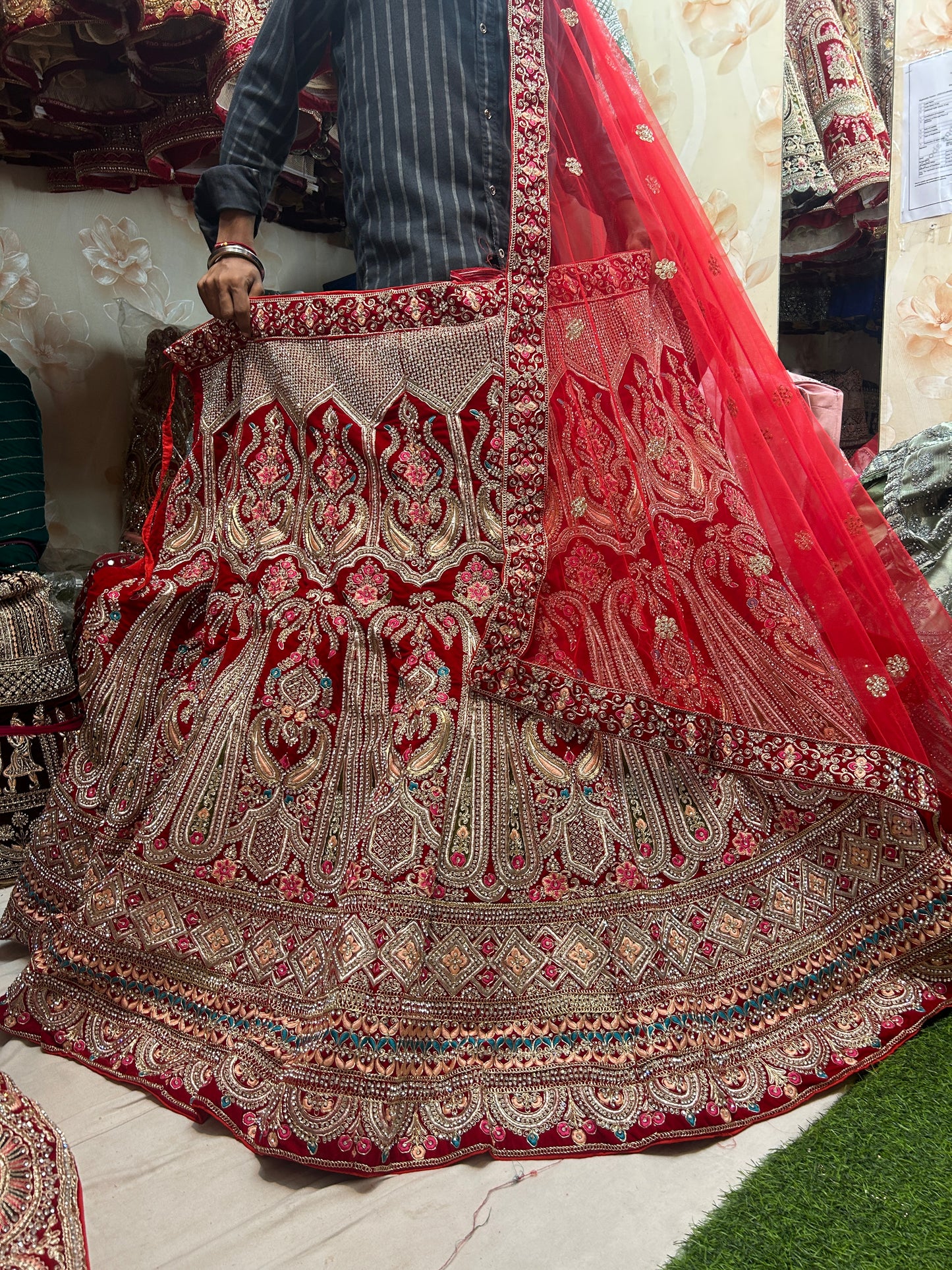 What a Beautiful Red Lehenga