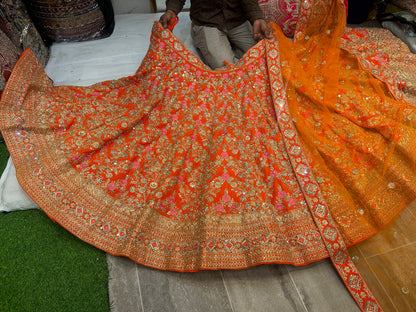 Orange Lehenga