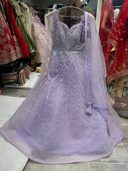 Light purple shining Dress