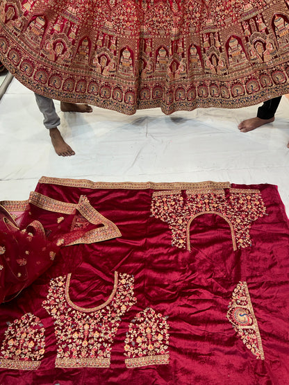 Lovely Red Lehenga 😍