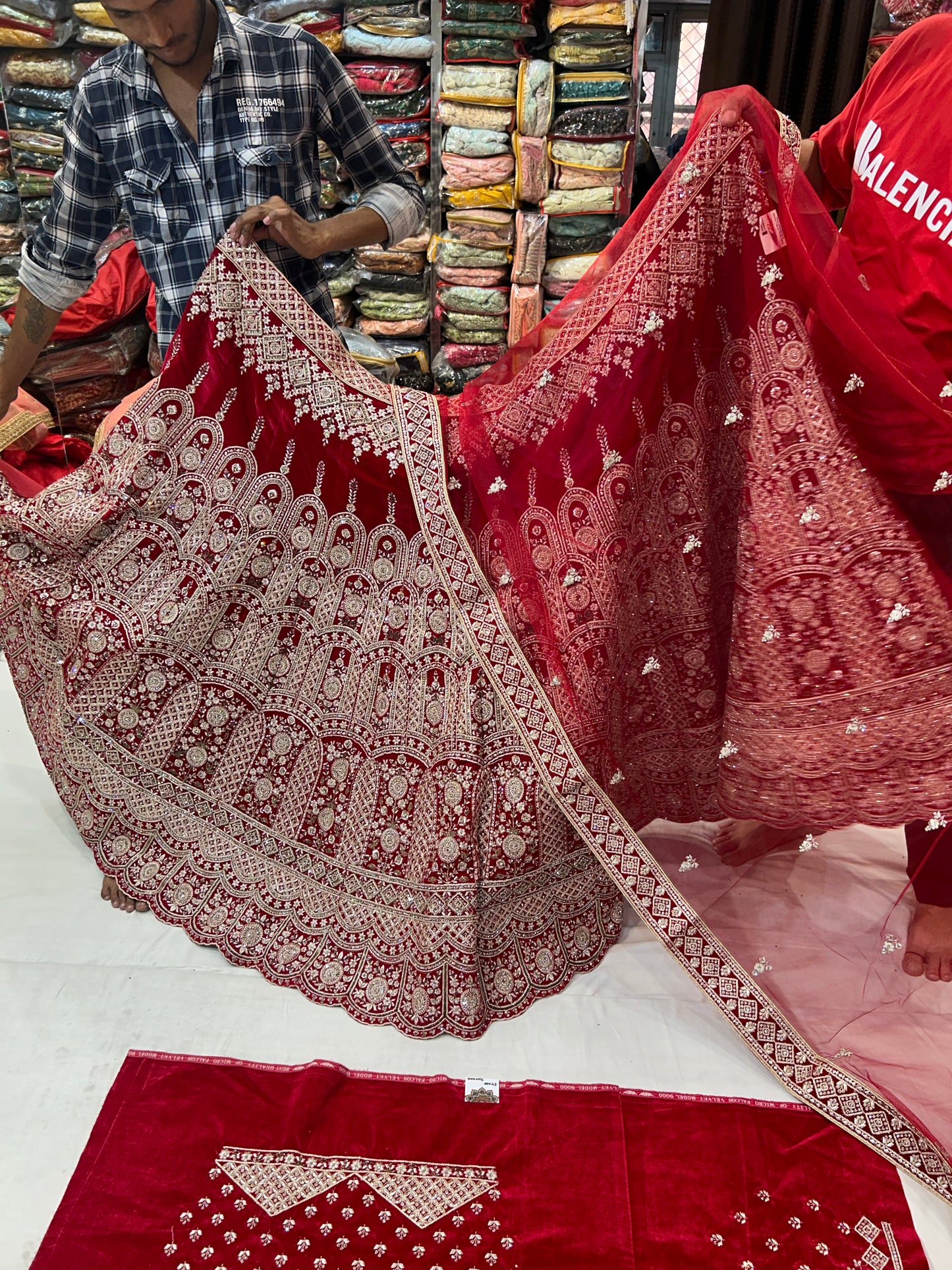 Stylish Red Lehenga 😍