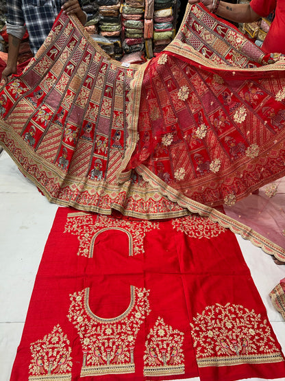 Stunning Red Lehenga Delhi