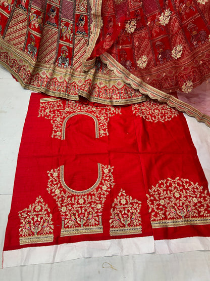 Stunning Red Lehenga Delhi